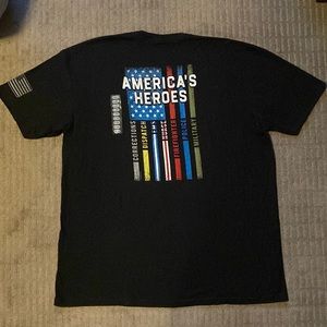 NEW Men’s ‘America’s Heros’ T-Shirt 3XL